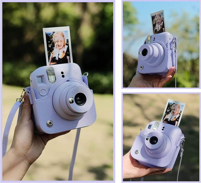 Чехол для фотоаппарата Instax Mini 12 Фиолетовый CASE12PURPLE фото
