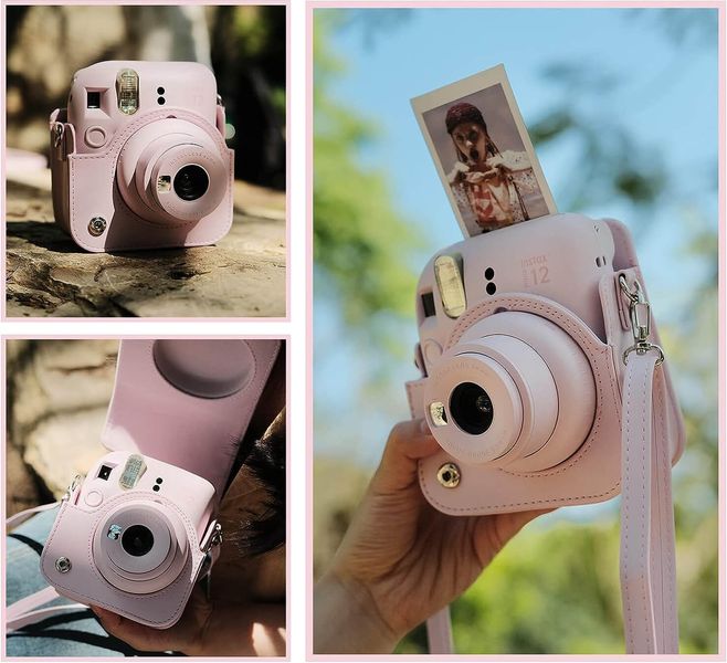 Чохол для фотоапарата Instax Mini 12 Рожевий CASE12PINK фото